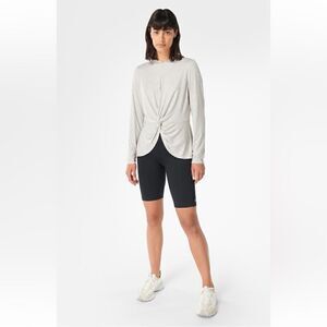 NWT Sweaty Betty Tori Twist Front Hooded Pullover - S